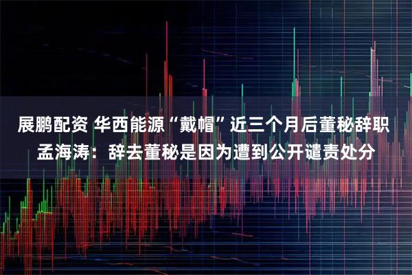 展鹏配资 华西能源“戴帽”近三个月后董秘辞职 孟海涛：辞去董秘是因为遭到公开谴责处分